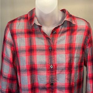 J. Crew “The Perfect Shirt” Plaid Button Down, Sz. M